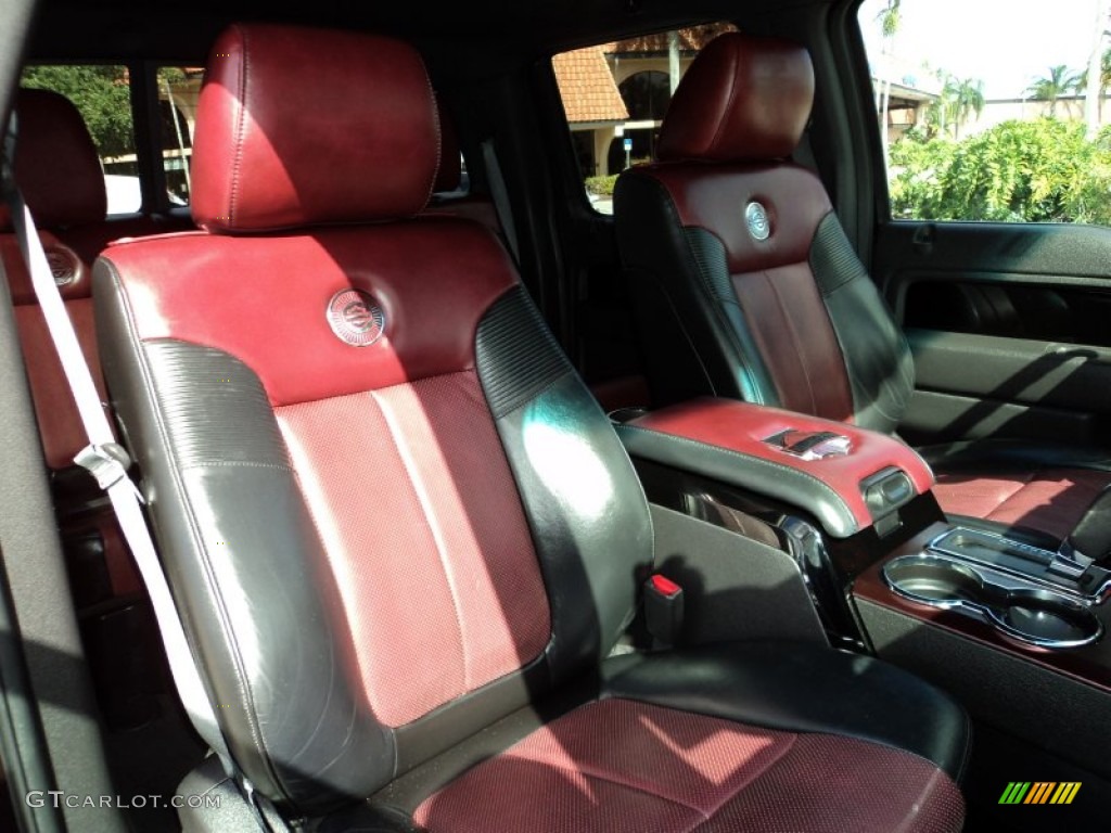 2010 F150 Harley-Davidson SuperCrew 4x4 - Lava Red Metallic / Harley Davidson Lava Red/Black photo #22