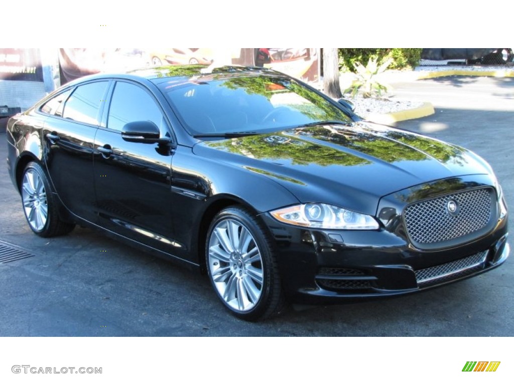 Ebony Black 2011 Jaguar XJ XJ Supercharged Exterior Photo #74512931