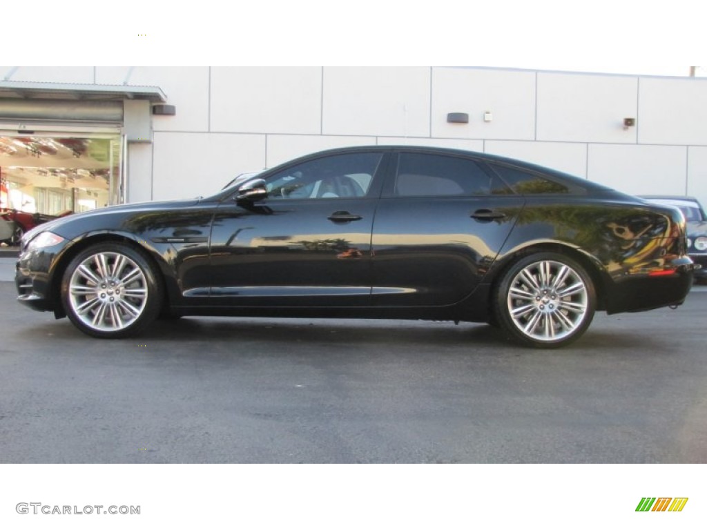 Ebony Black 2011 Jaguar XJ XJ Supercharged Exterior Photo #74513051