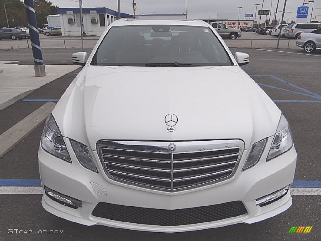 Diamond White Metallic 2013 Mercedes-Benz E 350 Sedan Exterior Photo #74514156