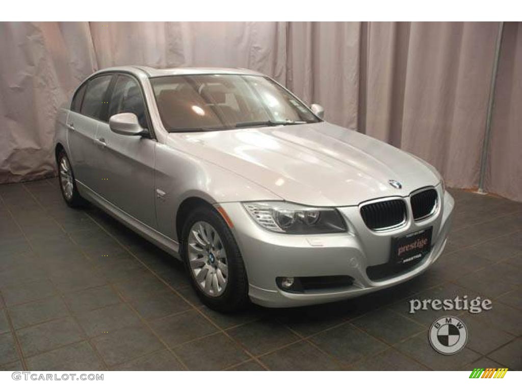 2009 3 Series 328xi Sedan - Titanium Silver Metallic / Black photo #7