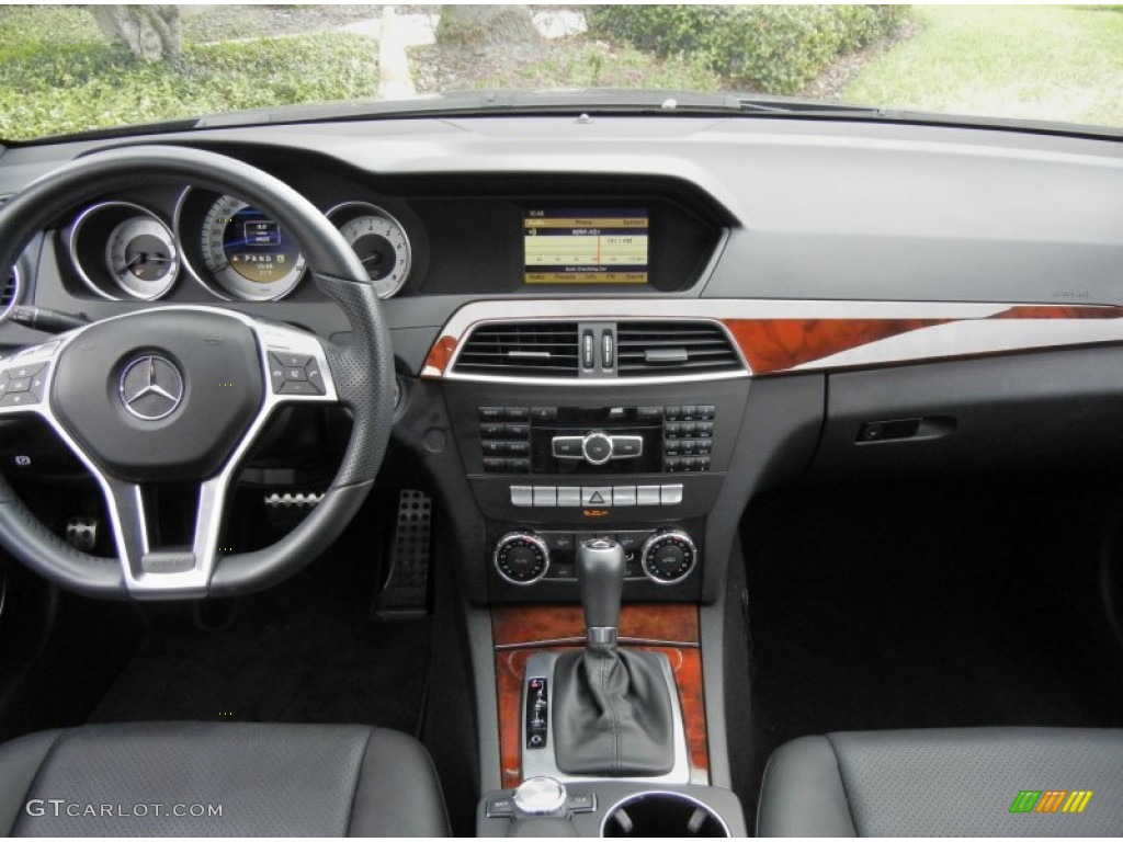2012 Mercedes-Benz C 250 Sport Black Dashboard Photo #74515411