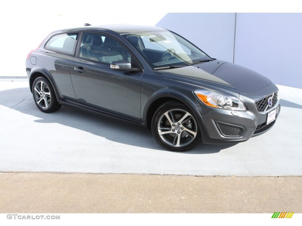 2013 C30 T5 - Titanium Grey Metallic / Off Black photo #1