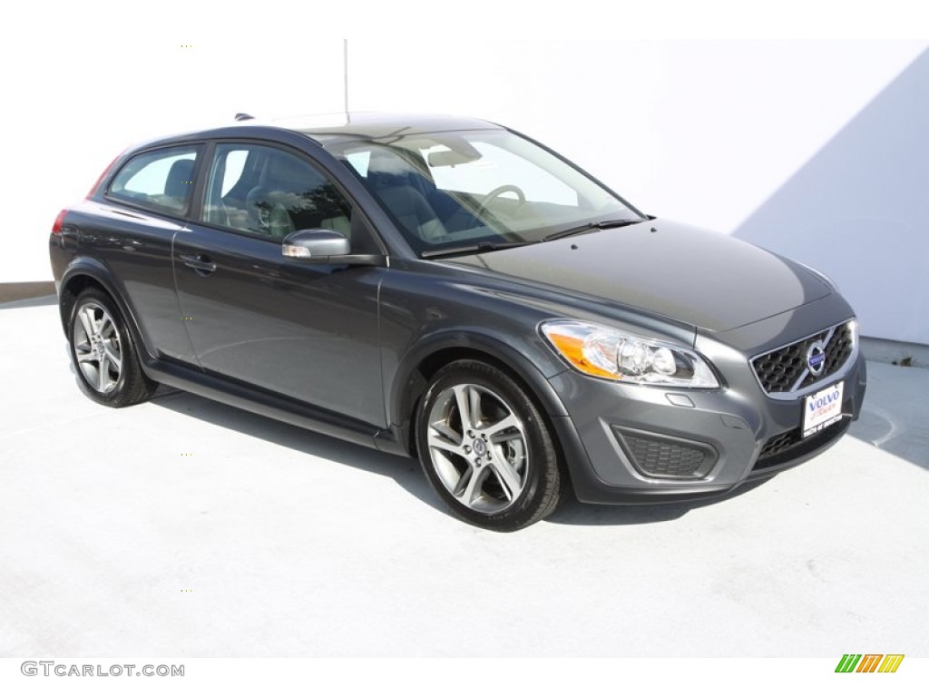 2013 C30 T5 - Titanium Grey Metallic / Off Black photo #2