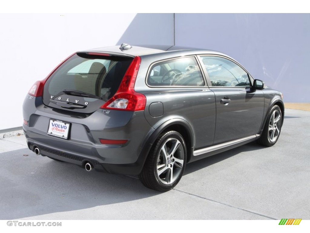 2013 C30 T5 - Titanium Grey Metallic / Off Black photo #4