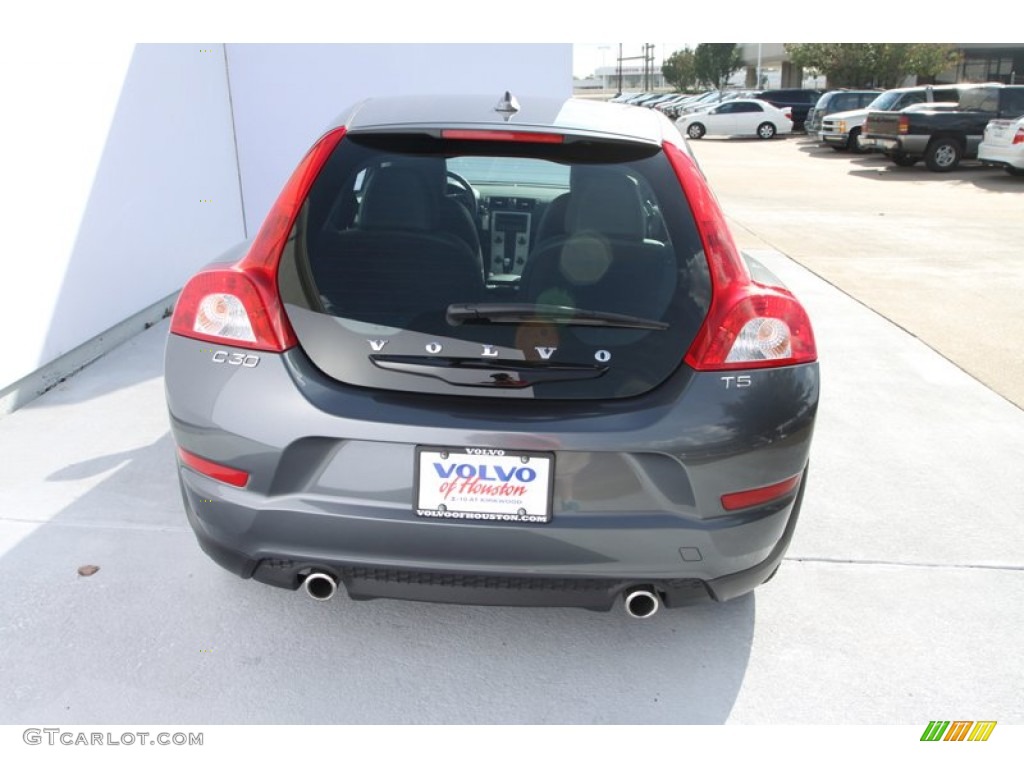 2013 C30 T5 - Titanium Grey Metallic / Off Black photo #5