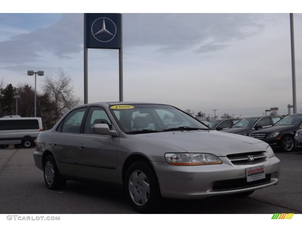 1999 Accord LX V6 Sedan - Heather Mist Metallic / Ivory photo #3