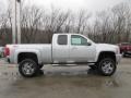 2013 Silver Ice Metallic Chevrolet Silverado 1500 LT Extended Cab 4x4  photo #8