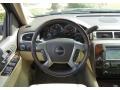 Cocoa/Light Cashmere 2012 GMC Yukon XL Denali Steering Wheel