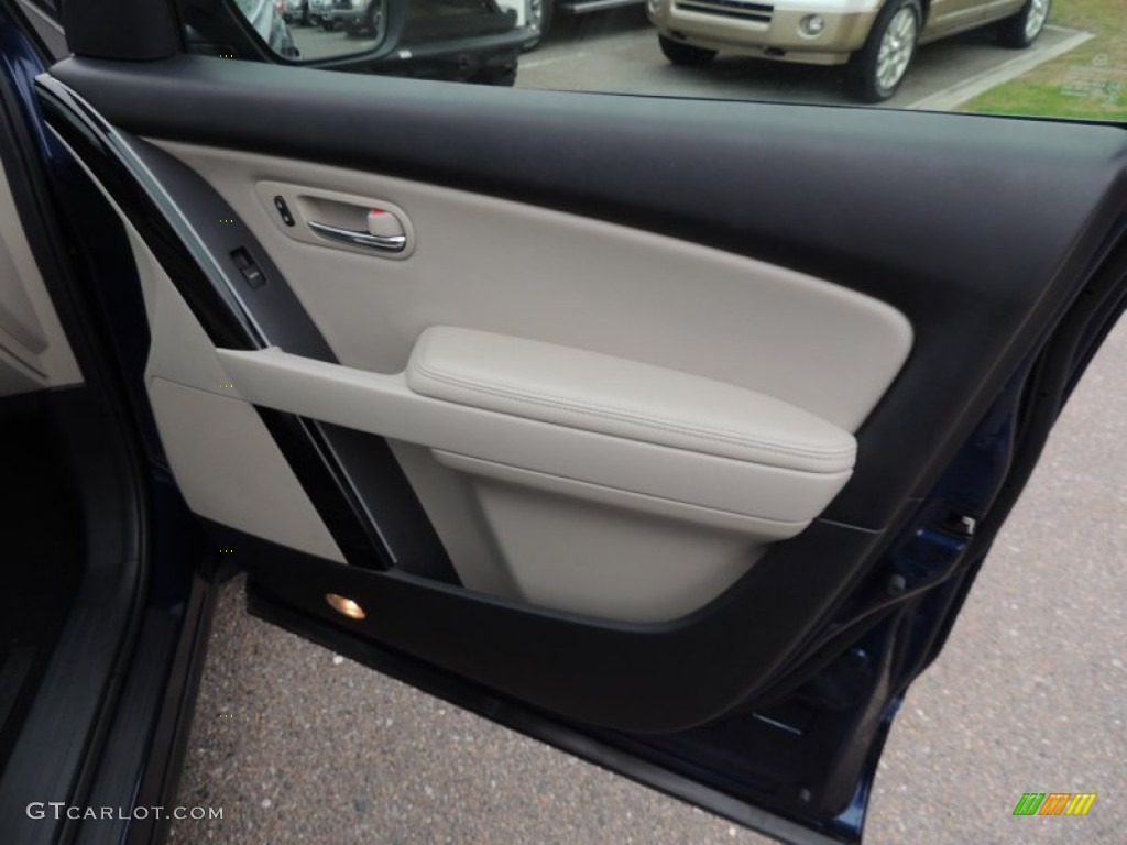2011 CX-9 Touring - Stormy Blue Mica / Sand photo #8