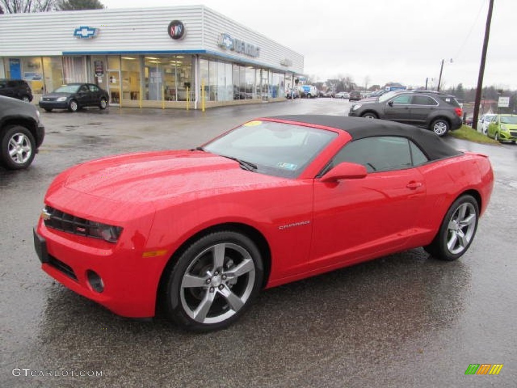 2012 Camaro LT/RS Convertible - Victory Red / Black photo #5