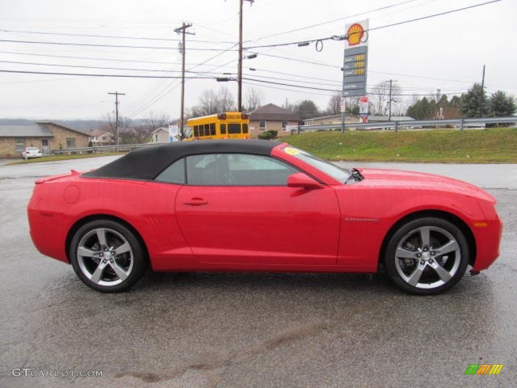 2012 Camaro LT/RS Convertible - Victory Red / Black photo #12
