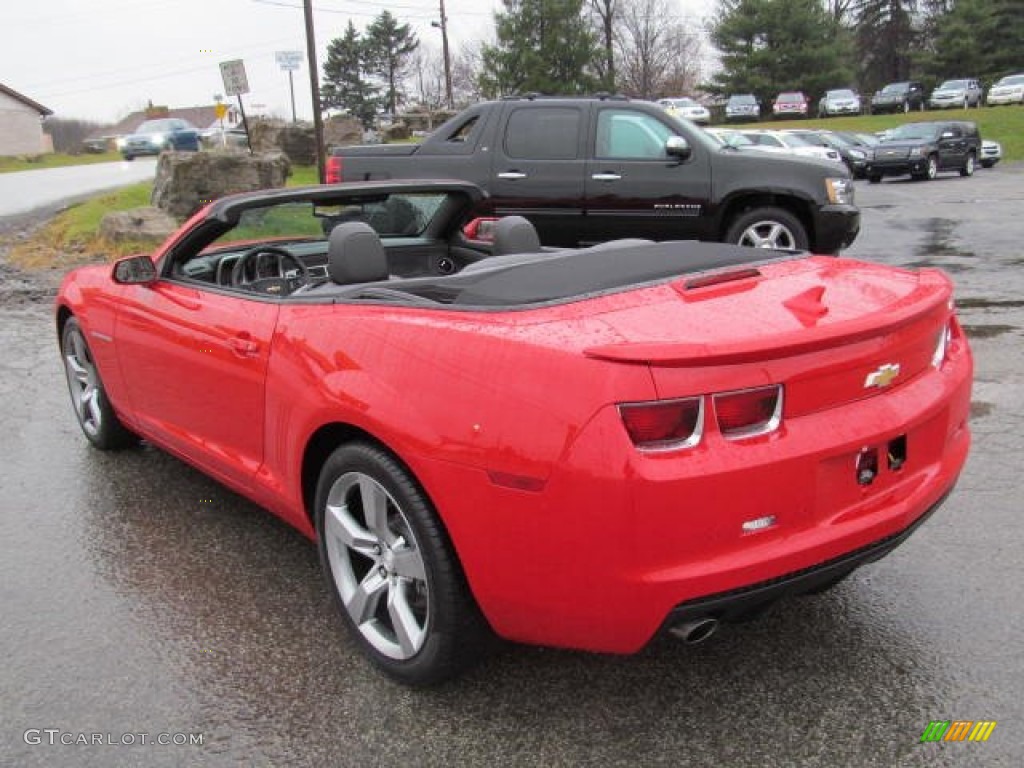 2012 Camaro LT/RS Convertible - Victory Red / Black photo #16