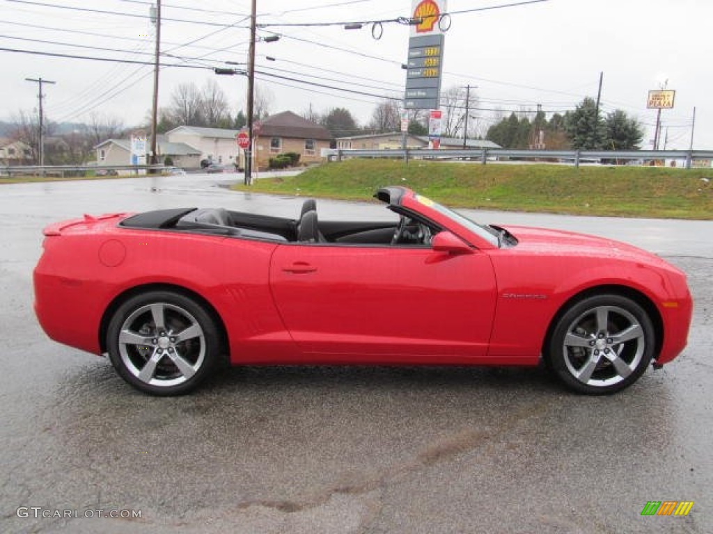 2012 Camaro LT/RS Convertible - Victory Red / Black photo #19