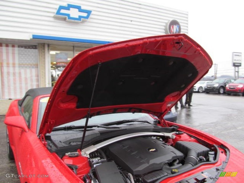 2012 Camaro LT/RS Convertible - Victory Red / Black photo #22