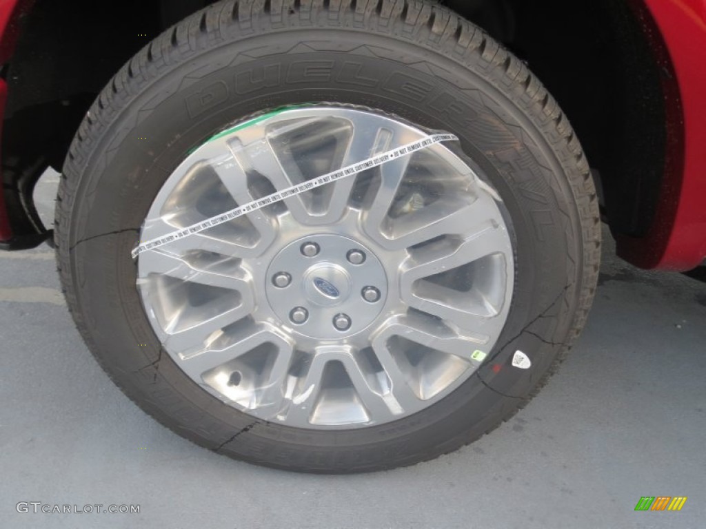 2013 Ford F150 Platinum SuperCrew Wheel Photo #74517344