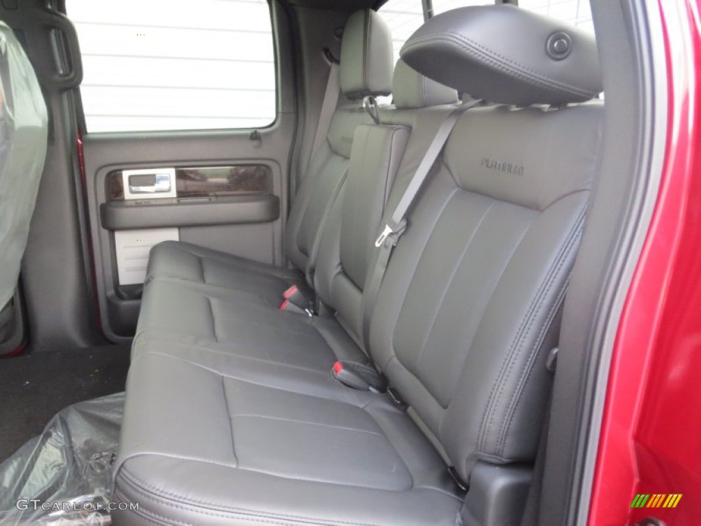2013 Ford F150 Platinum SuperCrew Rear Seat Photo #74517555