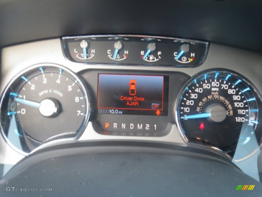 2013 Ford F150 Platinum SuperCrew Gauges Photo #74517740