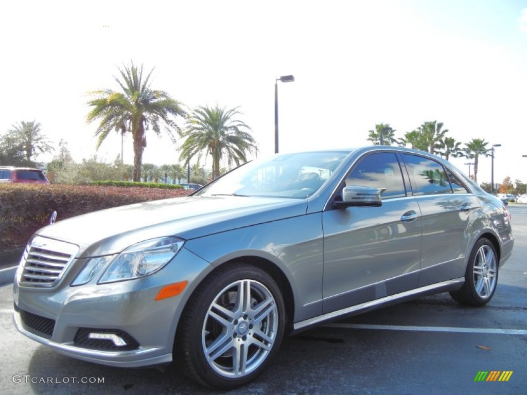Palladium Silver Metallic 2010 Mercedes-Benz E 550 Sedan Exterior Photo #74517794