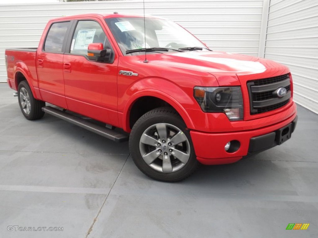 2013 F150 FX2 SuperCrew - Race Red / Black photo #1