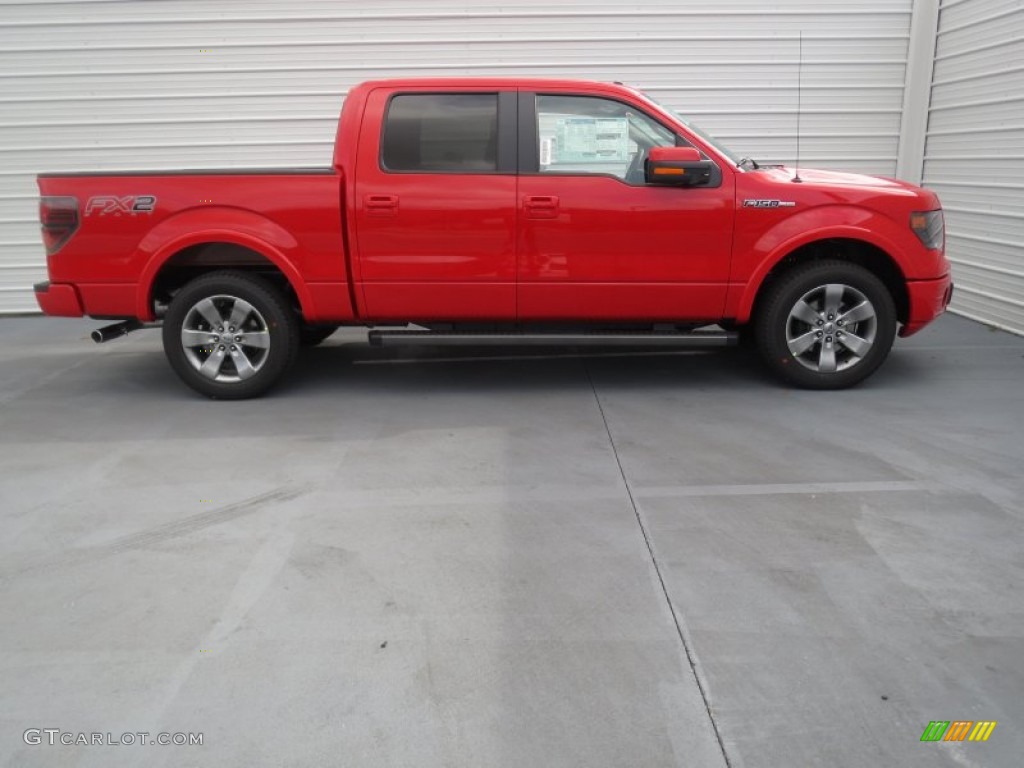 Race Red 2013 Ford F150 FX2 SuperCrew Exterior Photo #74517846