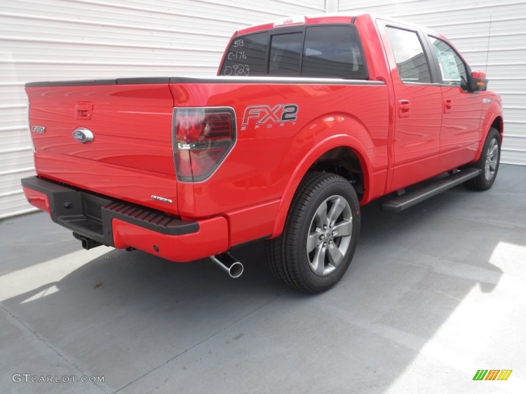 Race Red 2013 Ford F150 FX2 SuperCrew Exterior Photo #74517865
