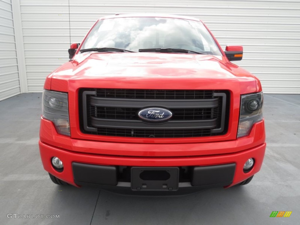 Race Red 2013 Ford F150 FX2 SuperCrew Exterior Photo #74517944