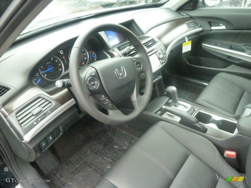 Black Interior 2013 Honda Crosstour EX-L V-6 4WD Photo #74518124