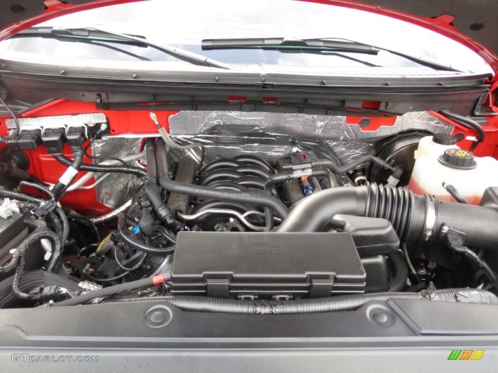 2013 Ford F150 FX2 SuperCrew 5.0 Liter Flex-Fuel DOHC 32-Valve Ti-VCT V8 Engine Photo #74518193