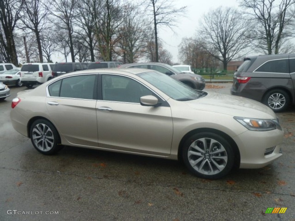 Champagne Frost Pearl 2013 Honda Accord Sport Sedan Exterior Photo #74518305