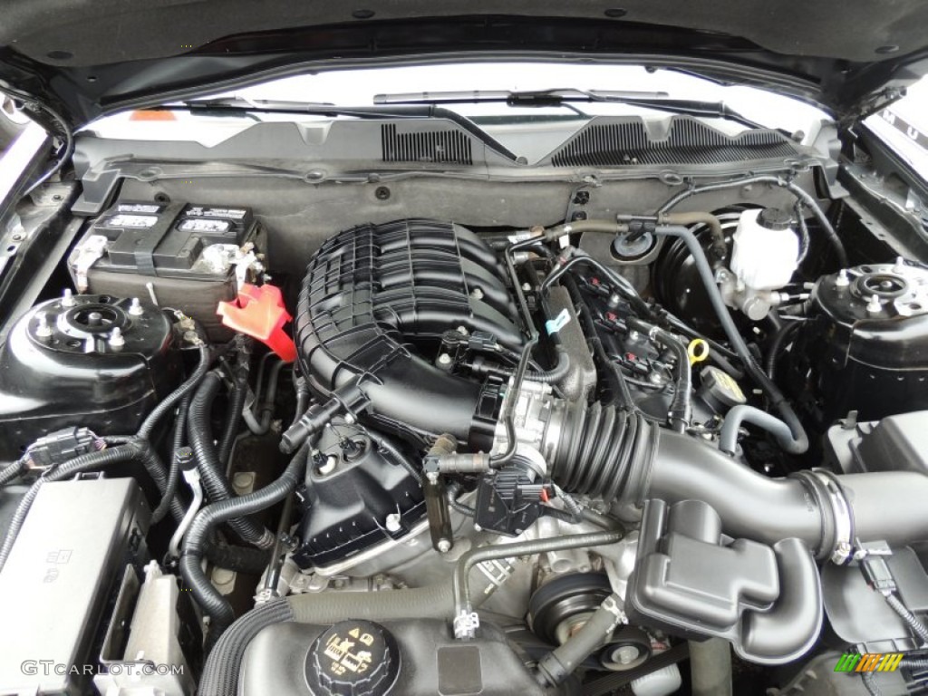 2011 Ford Mustang V6 Premium Coupe 3.7 Liter DOHC 24-Valve TiVCT V6 Engine Photo #74518330