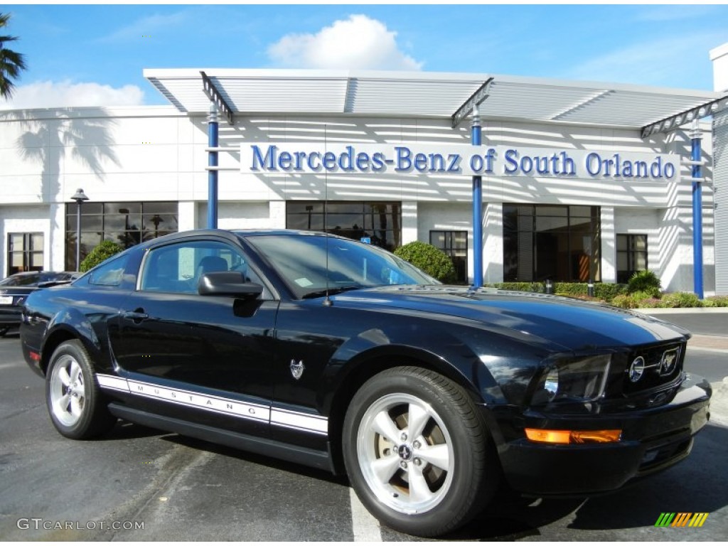 2009 Black Ford Mustang V6 Premium Coupe 74489512