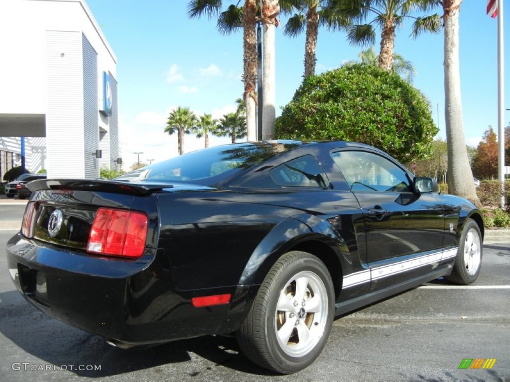 Black 2009 Ford Mustang V6 Premium Coupe Exterior Photo #74519208