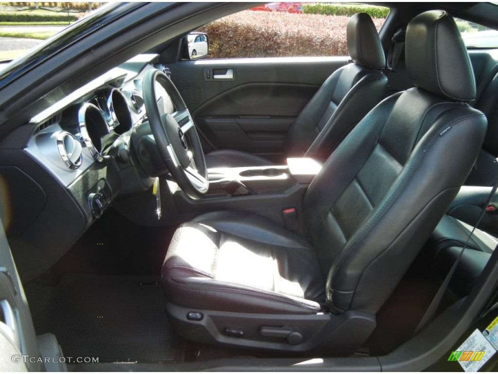 2009 Ford Mustang V6 Premium Coupe Front Seat Photo #74519317