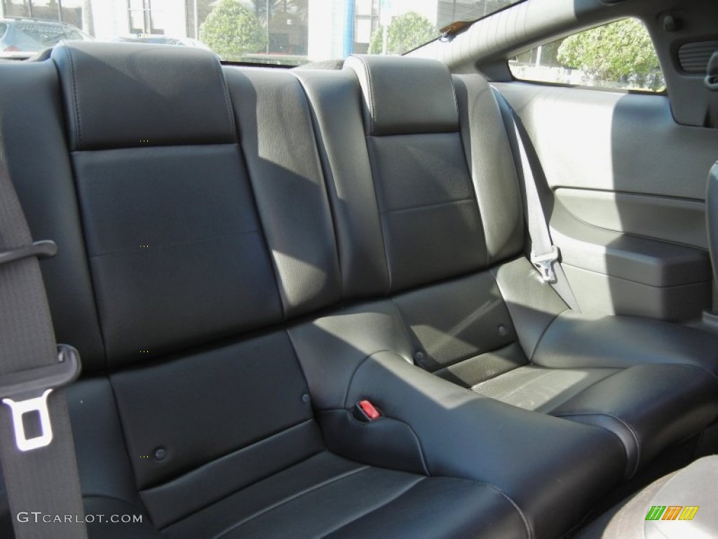 2009 Ford Mustang V6 Premium Coupe Rear Seat Photo #74519388