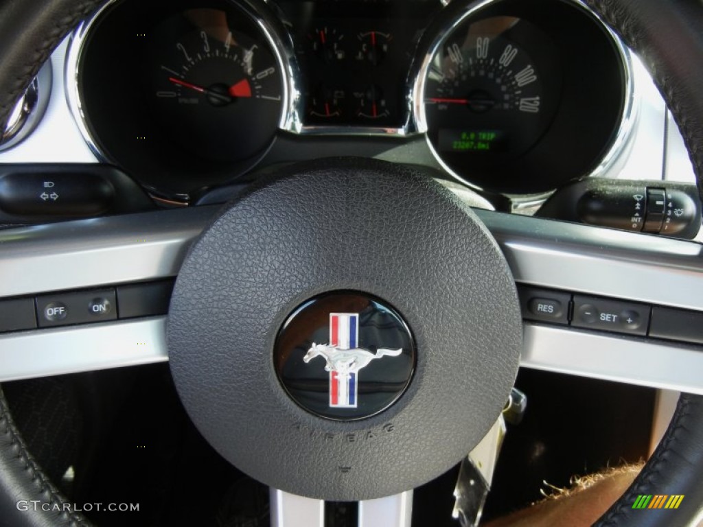 2009 Mustang V6 Premium Coupe - Black / Dark Charcoal photo #23