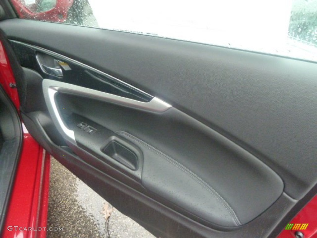 2013 Accord EX-L V6 Coupe - San Marino Red / Black photo #8