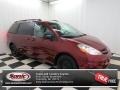 2009 Salsa Red Pearl Toyota Sienna LE  photo #1