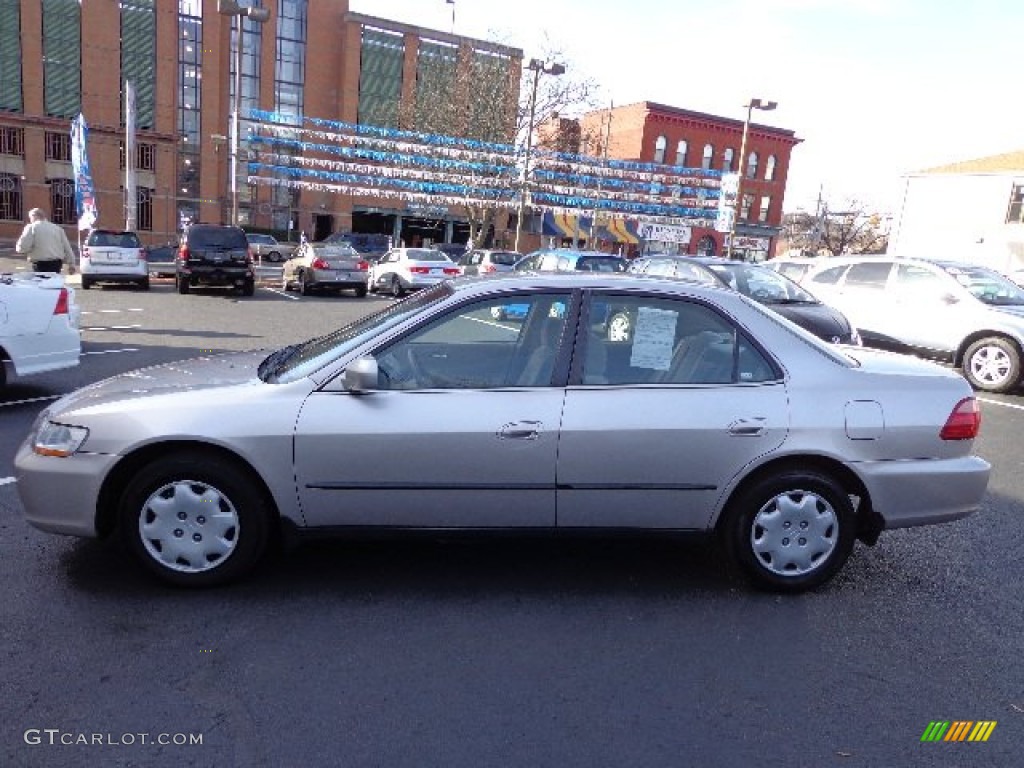 1999 Accord LX Sedan - Satin Silver Metallic / Tan photo #2