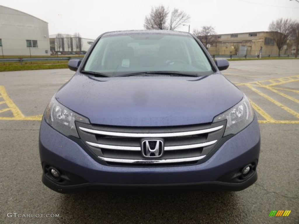 2013 CR-V EX AWD - Twilight Blue Metallic / Gray photo #7