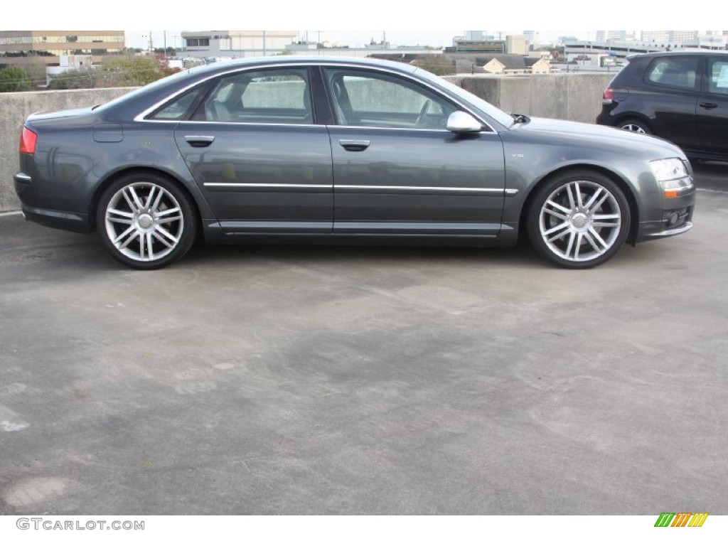Daytona Gray Pearl Effect 2007 Audi S8 5.2 quattro Exterior Photo #74520756