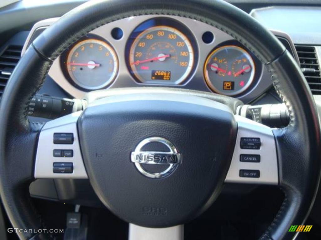 2006 Murano SL AWD - Platinum Pearl Metallic / Charcoal photo #21