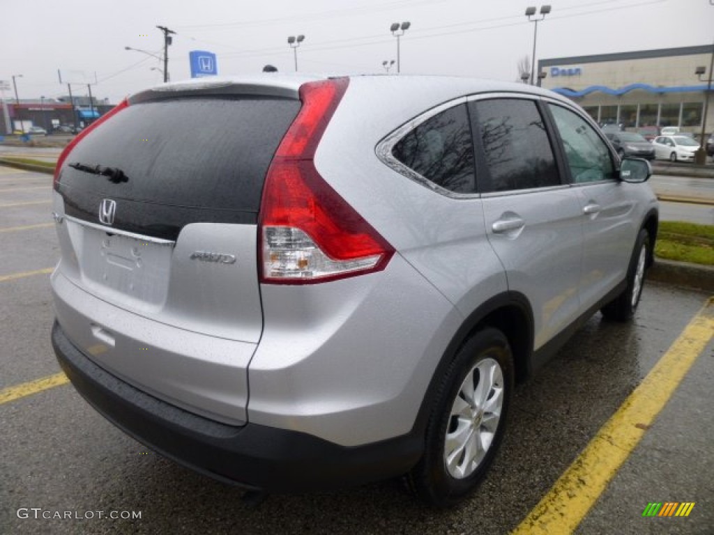 2013 CR-V EX AWD - Alabaster Silver Metallic / Gray photo #4