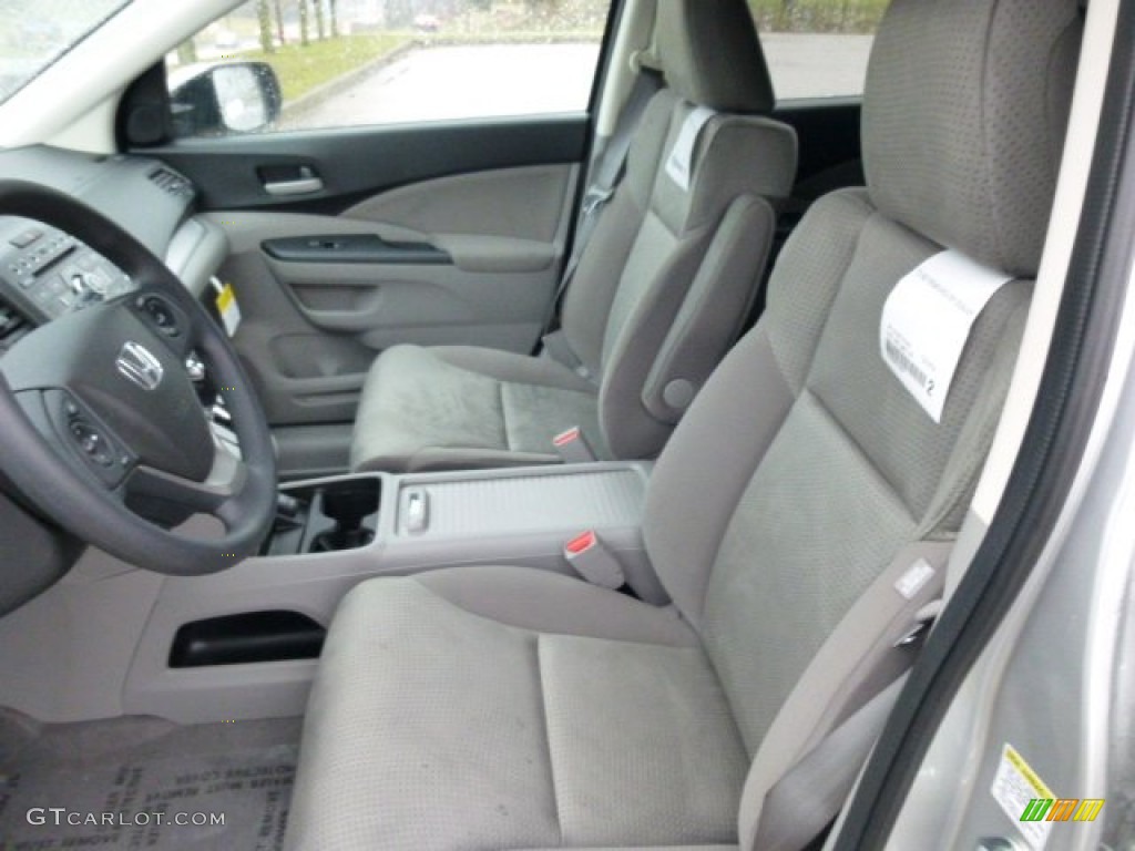 2013 CR-V EX AWD - Alabaster Silver Metallic / Gray photo #10