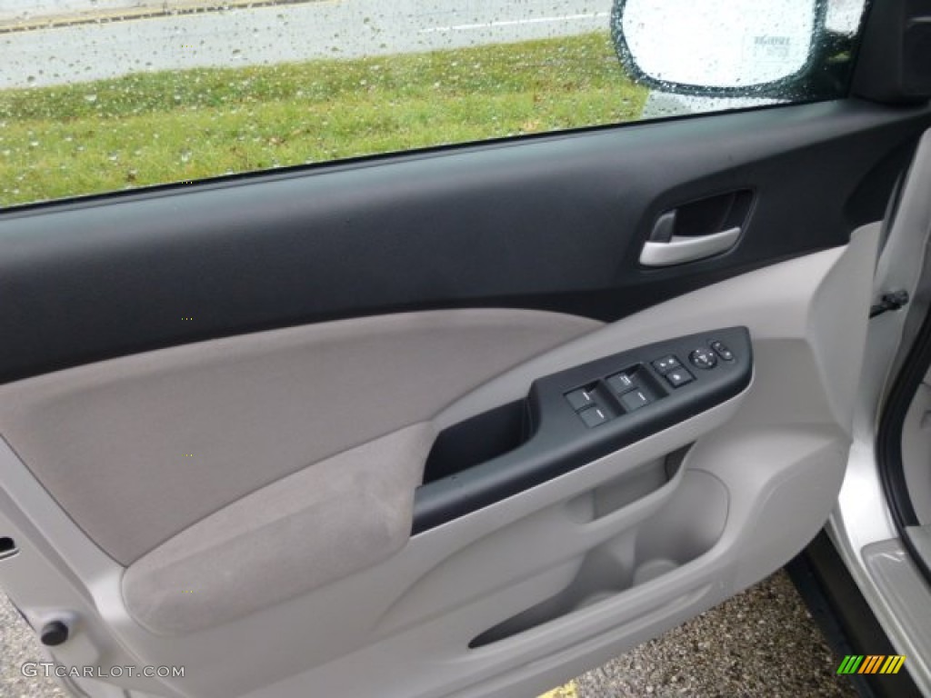 2013 CR-V EX AWD - Alabaster Silver Metallic / Gray photo #14