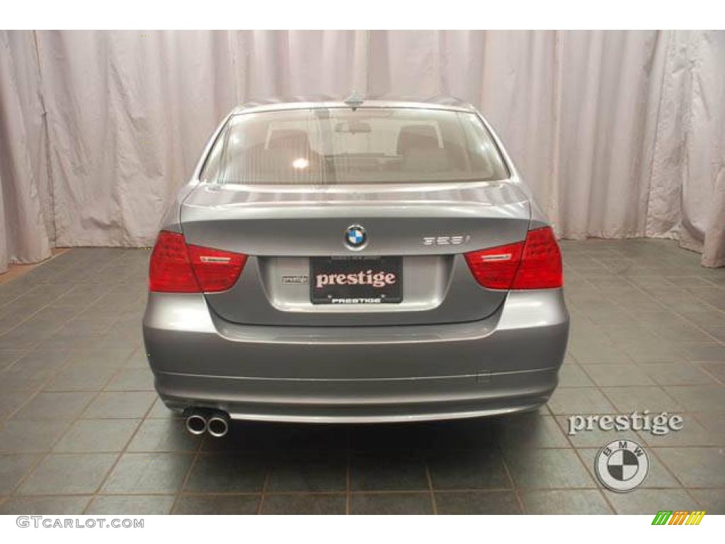 2009 3 Series 328xi Sedan - Space Grey Metallic / Black photo #2