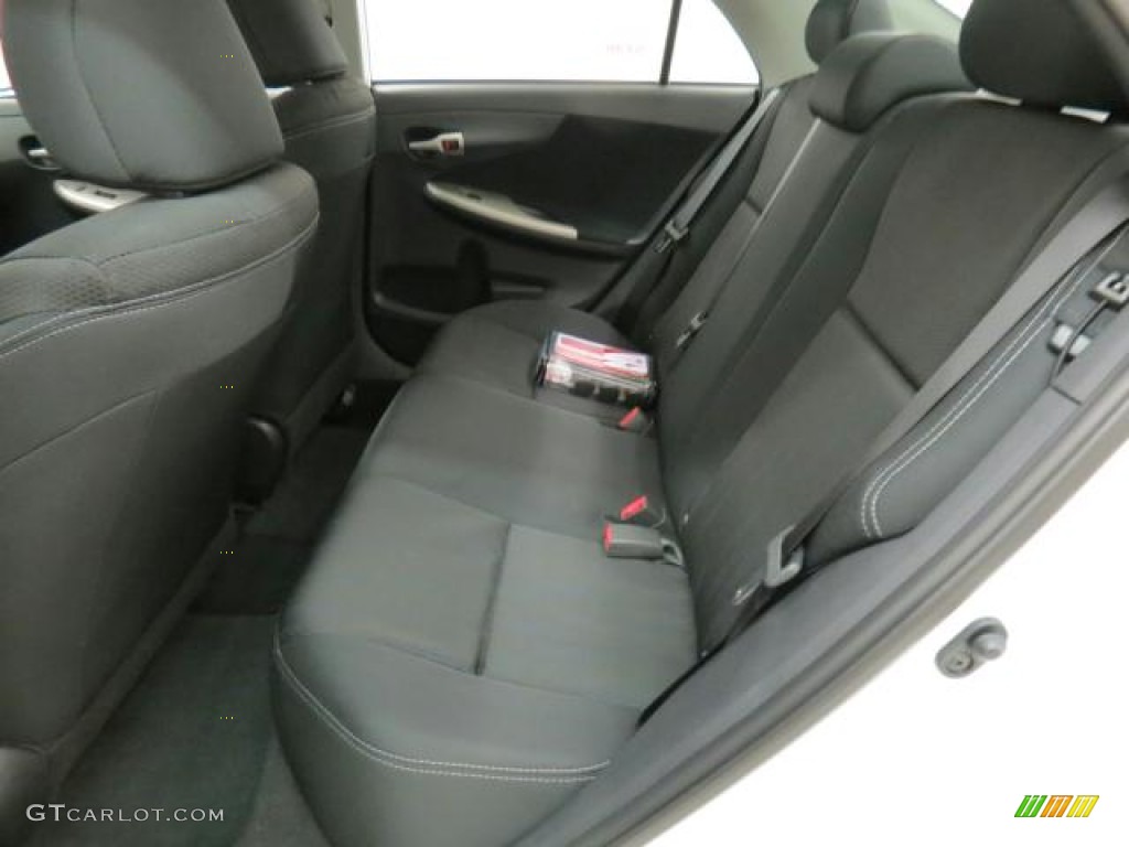 2013 Corolla S - Super White / Dark Charcoal photo #6