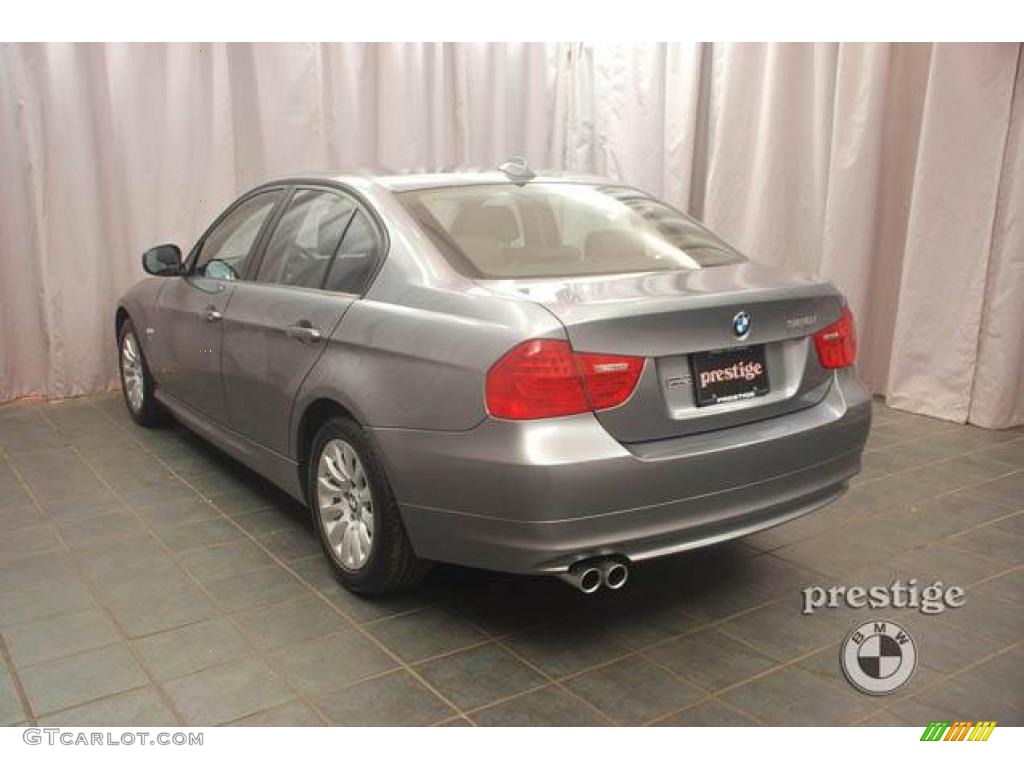 2009 3 Series 328xi Sedan - Space Grey Metallic / Black photo #3