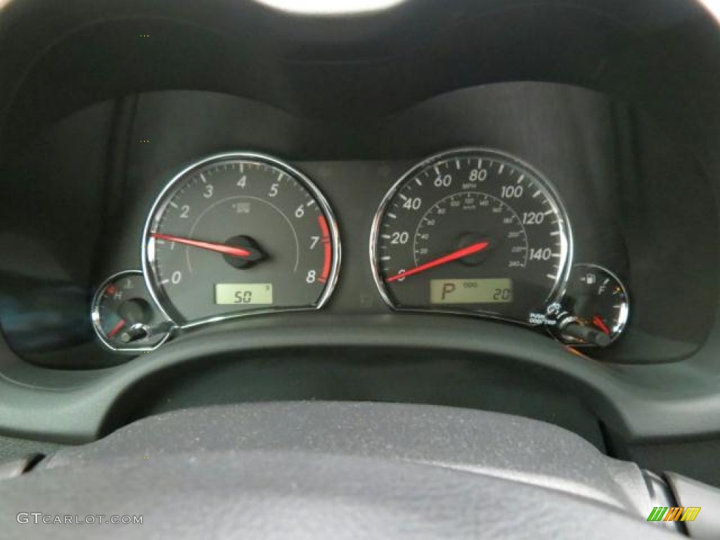 2013 Corolla S - Super White / Dark Charcoal photo #11