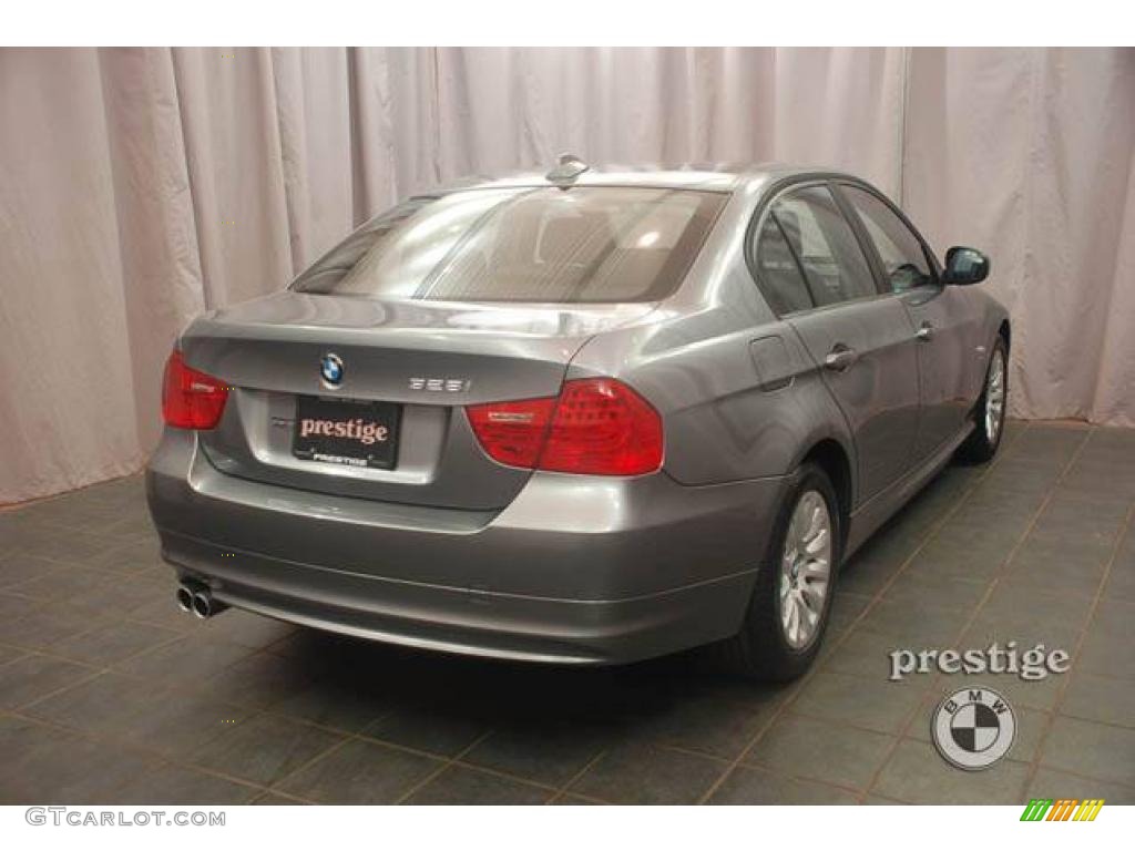 2009 3 Series 328xi Sedan - Space Grey Metallic / Black photo #5